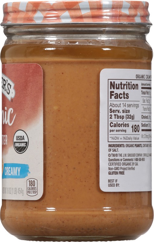 slide 3 of 5, Smucker's Peanut Butter, Peanut Butter, 16 oz