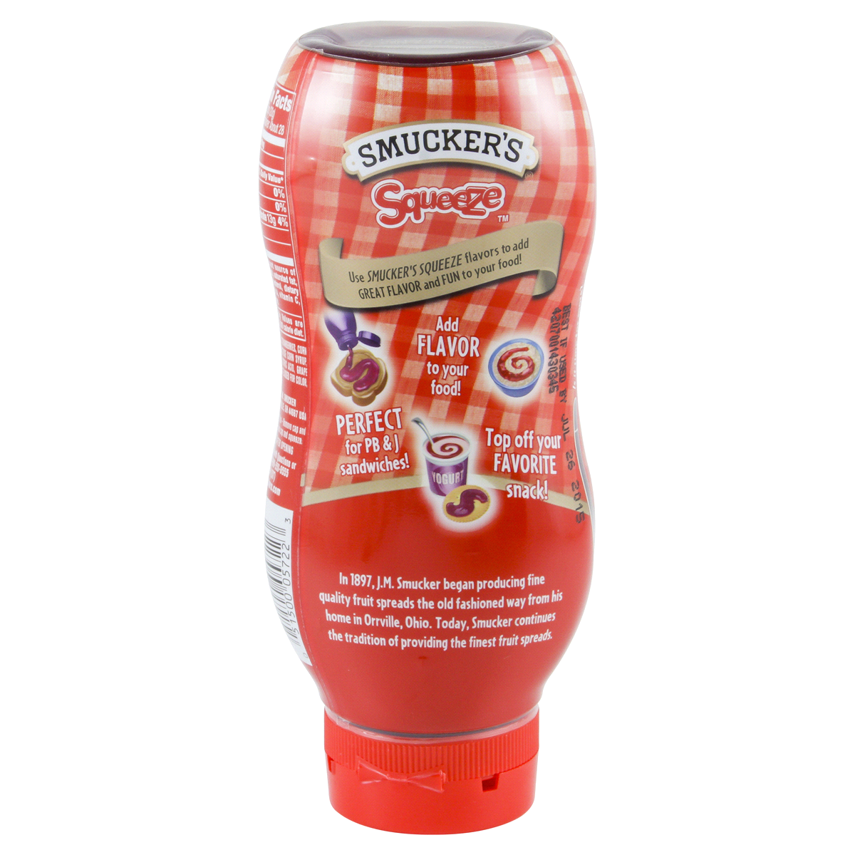 slide 4 of 4, Smucker's Squeeze Strawberry Spread, 20 oz