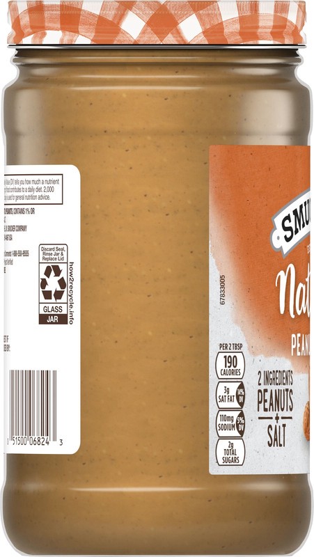 slide 4 of 5, Smucker's Smucker’s Natural Creamy Peanut Butter, 26 Oz. Jar, 26 oz