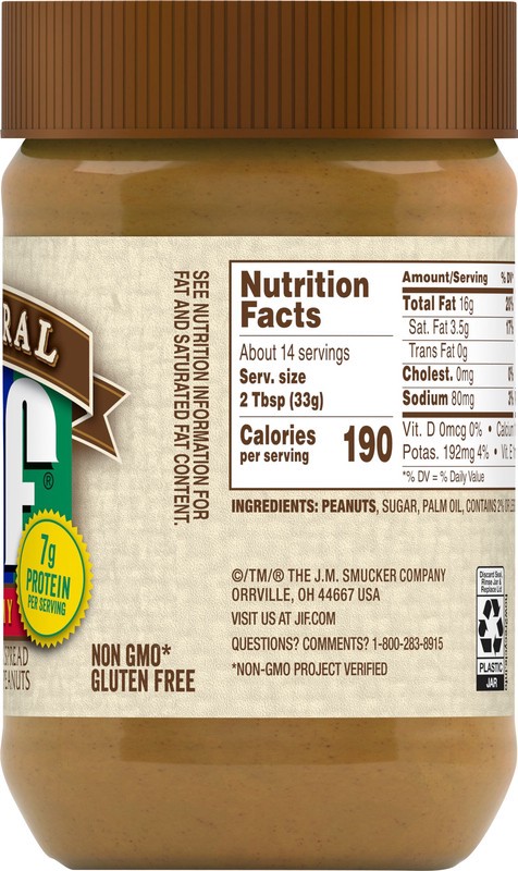slide 4 of 5, Jif Peanut Butter, 16 oz