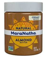 MaraNatha No Stir Creamy Natural California Almond Butter 12 oz. Jar