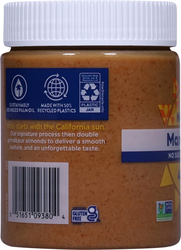 slide 2 of 5, MaraNatha No Stir Creamy Natural No Sugar or Salt Added California Almond Butter 12 oz. Jar, 12 oz