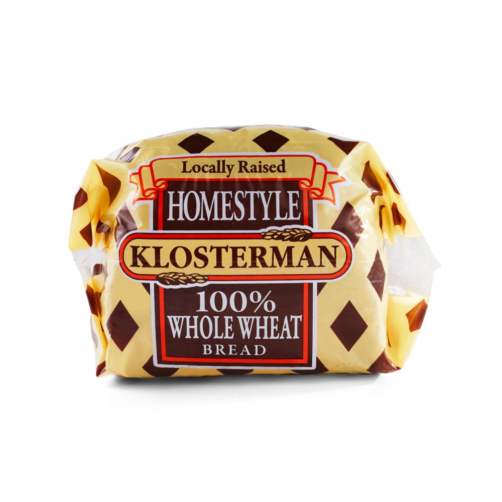 slide 2 of 6, Klosterman 100% Whole Wheat Bread, 20 oz