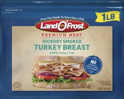 Land O' Frost Premium Hickory Smoked Turkey Breast Lunch Meat, 16 oz