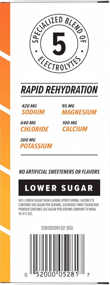 slide 4 of 4, Gatorade Electrolyte Beverage Powder, Watermelon, Rapid Rehydration, 6 Pack, 6 ct; 3.1 oz