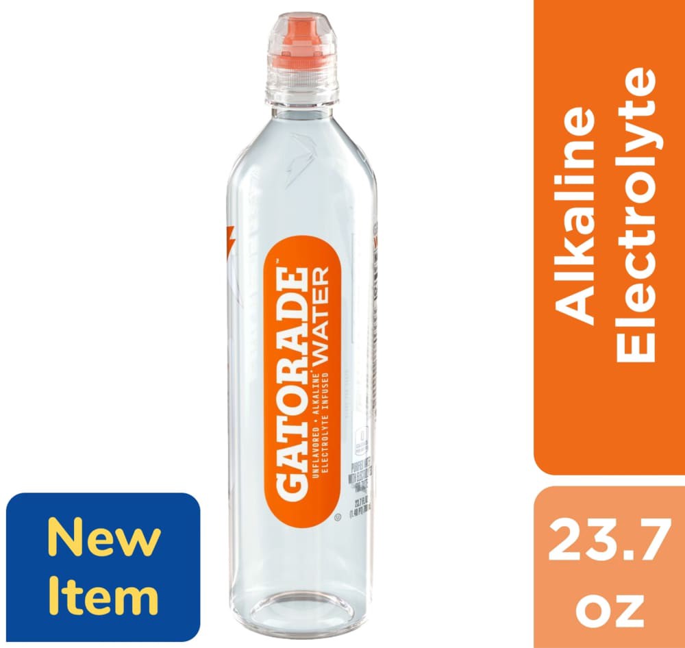 slide 3 of 3, Gatorade Water Purified Water With Electrolytes For Taste 23.7 Fl Oz, 23.7 fl oz