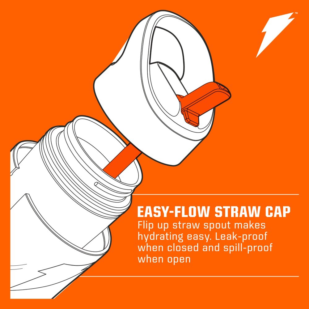 slide 5 of 5, Gatorade Kids White Sticker Bottle, 12 oz