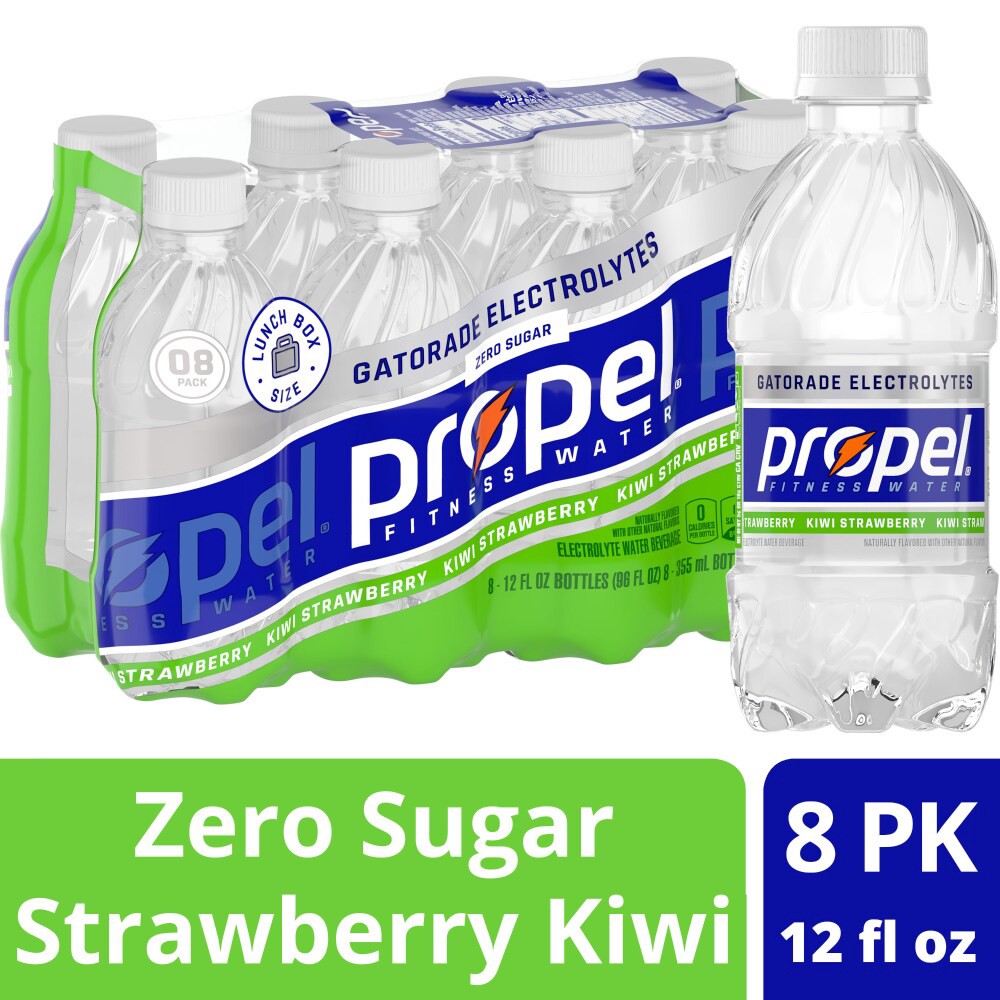 slide 3 of 3, Propel® Fitness Water Kiwi Strawberry, 8 ct; 12 fl oz