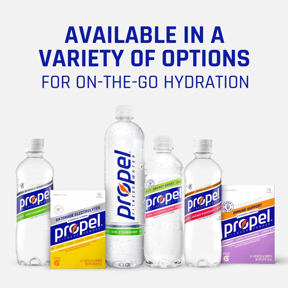 slide 6 of 6, Propel Lemon Flavored Water - 202.8 fl oz, 12 ct; 16.9 oz