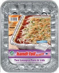 Handi-foil Lasagna Pans & Lids 2 ea
