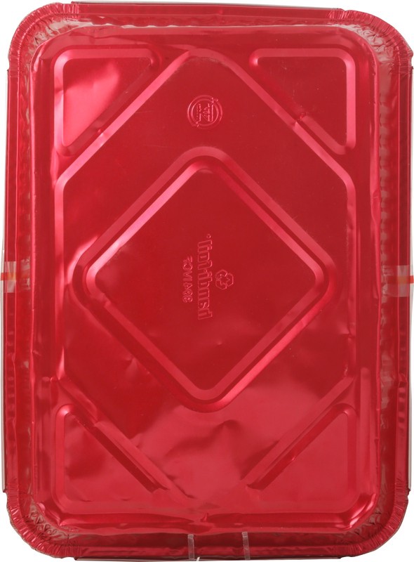 slide 2 of 4, Handi Foil Red Meal Prp 13X9 Pan W/Lid, 2 ct