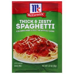 McCormick Spaghetti Sauce Mix - Thick & Zesty