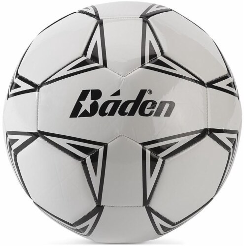 slide 2 of 2, Baden Soccer Ball - White, 1 ct