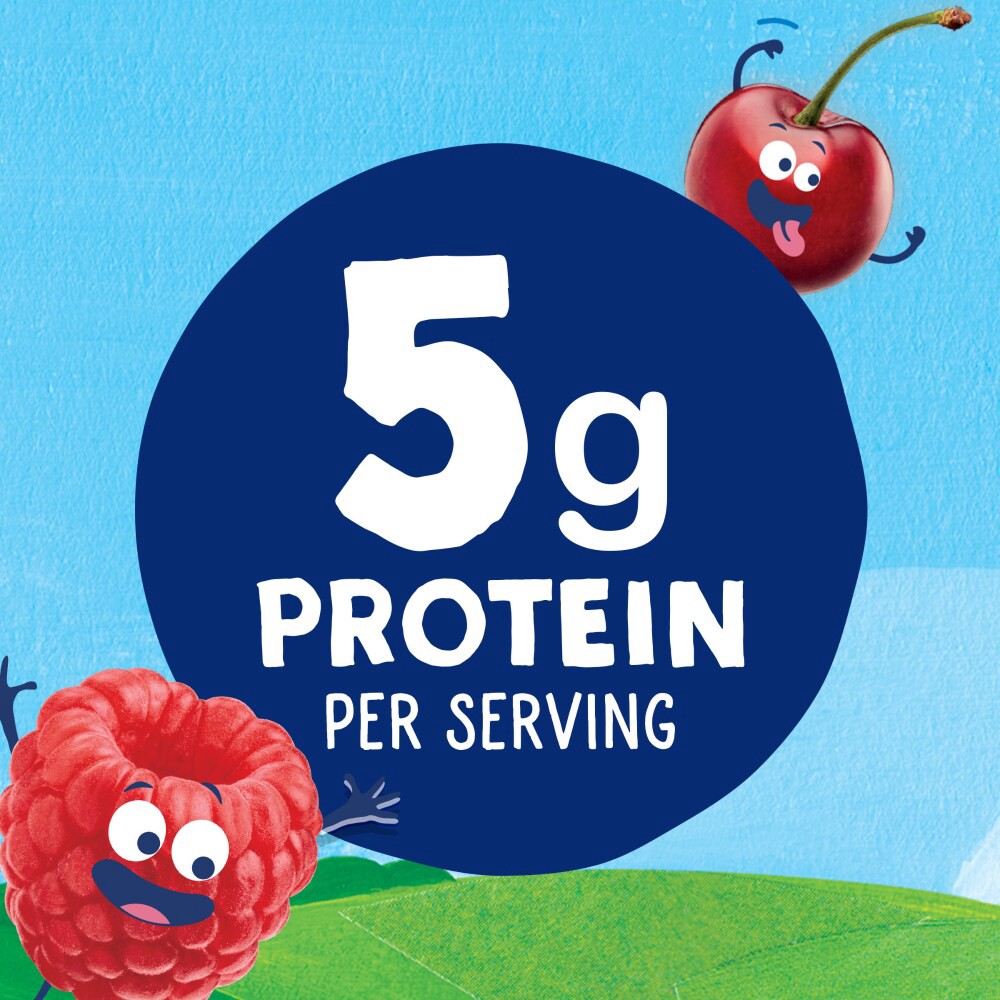 slide 2 of 6, Stonyfield Organic® Kids Zero Sugar Cherry Berry Pear Yogurt Pouches, 4 ct; 3.5 oz