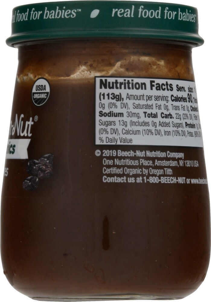 slide 6 of 6, Beech-Nut Organics Stage 1 (4 Months+) Prunes 4 oz, 4 oz