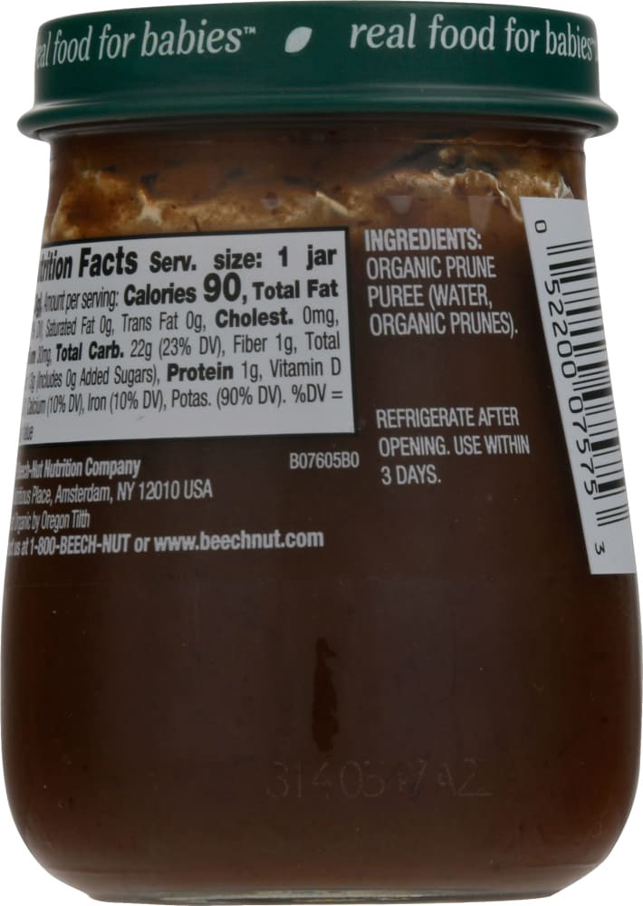 slide 4 of 6, Beech-Nut Organics Stage 1 (4 Months+) Prunes 4 oz, 4 oz