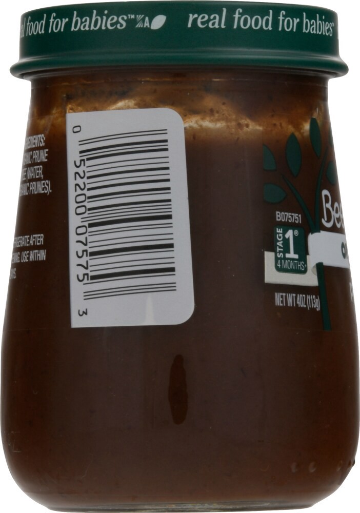 slide 3 of 6, Beech-Nut Organics Stage 1 (4 Months+) Prunes 4 oz, 4 oz