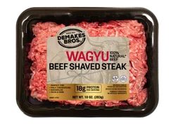 Demakes Bros. Wagyu Beef Shaved Steak, 10 oz Frozen