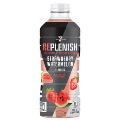 slide 1 of 1, 7-Select Replenish Strawberry Watermelon, 28 oz