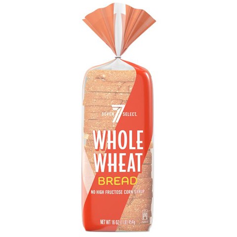 slide 2 of 3, 7-Select Bakery 7-Select Wheat Bread, 16 oz