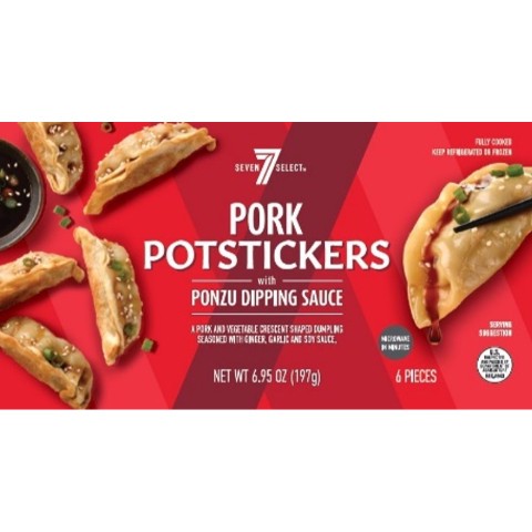 slide 1 of 1, 7-Select Potstickers Pork 6.95z, 6.95 oz