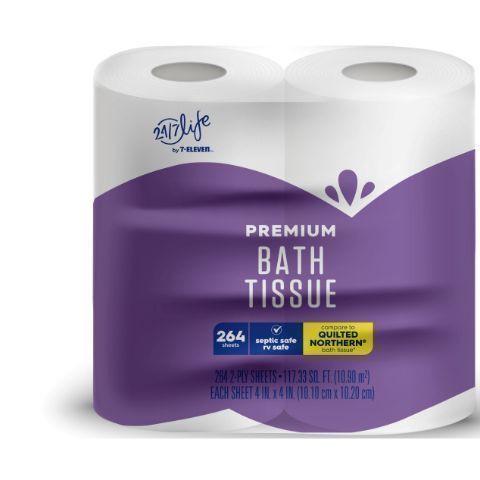 slide 3 of 4, 24/7 Life Premium Bath Tissue, 1 ct