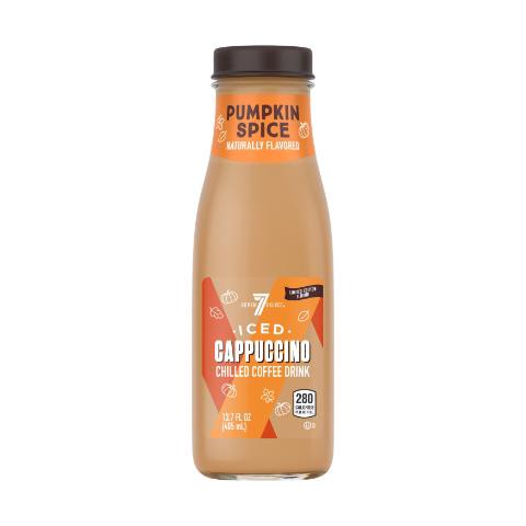 slide 1 of 1, 7-Select Iced Cappuccino Pumpkin Spice, 13.7 oz