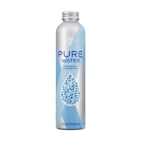 slide 1 of 1, 7-Select Purfied Water Aluminum Bottle, 25 oz