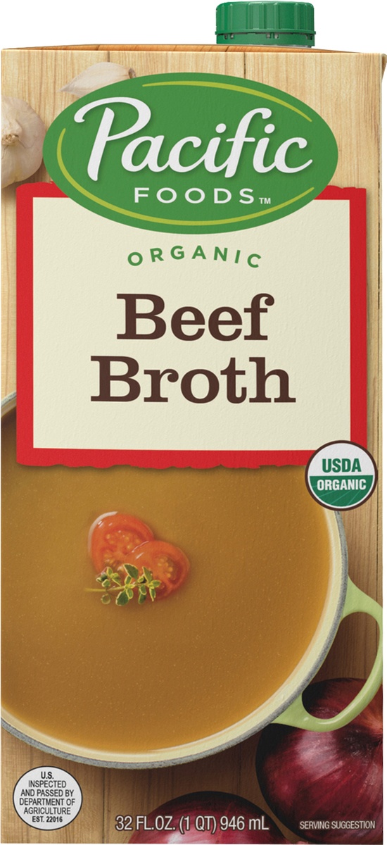 slide 8 of 9, Pacific Foods Gluten Free Organic Beef Broth - 32oz, 32 oz