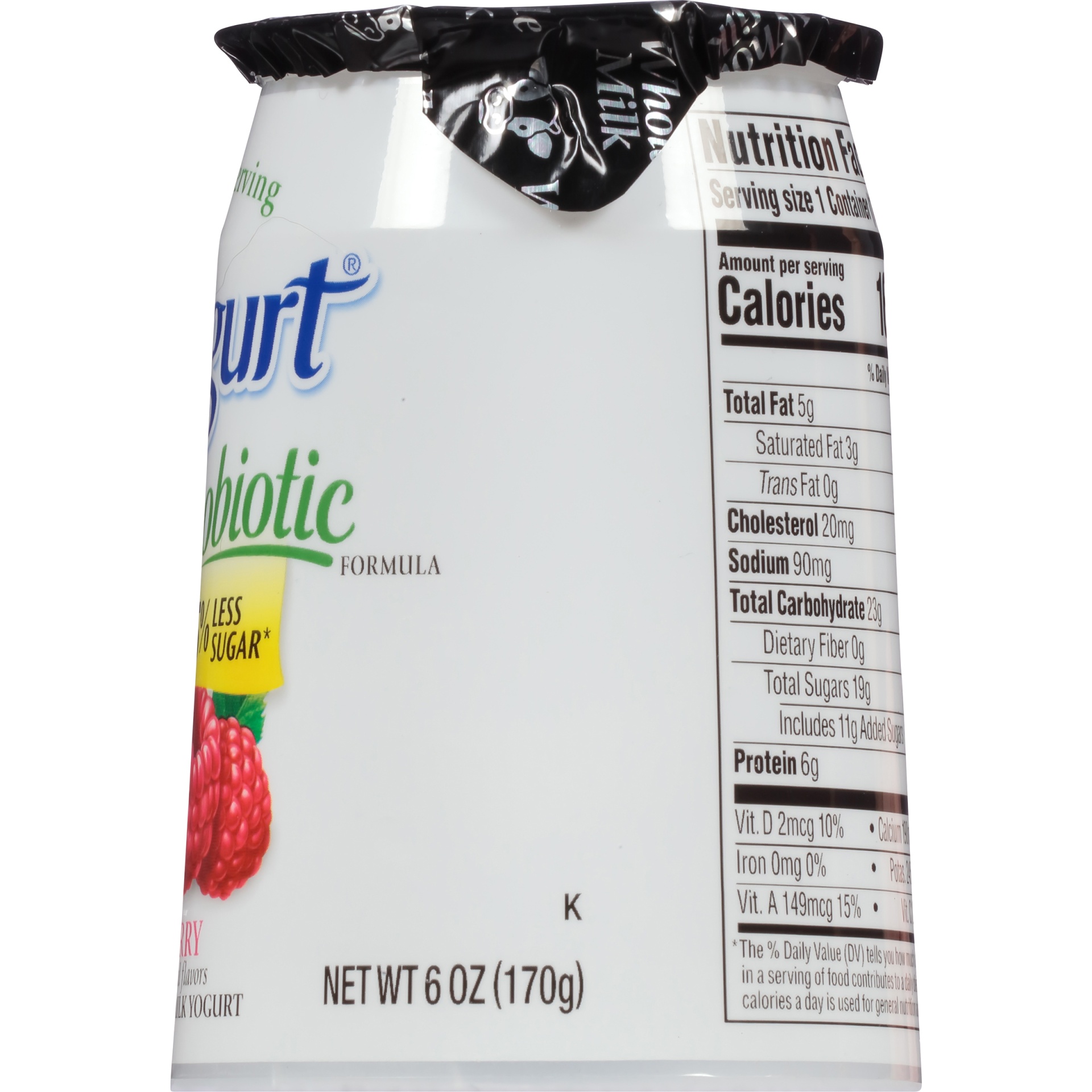 slide 2 of 6, La Yogurt Probiotic Raspberry Blended Whole Milk Yogurt, 6 oz