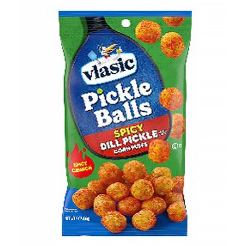 slide 1 of 1, Vlasic Spicy Pickle Balls, 2 oz