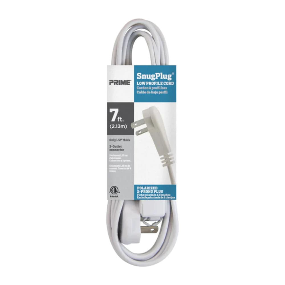 slide 2 of 2, Prime Snugplug White Cord, 1 ct