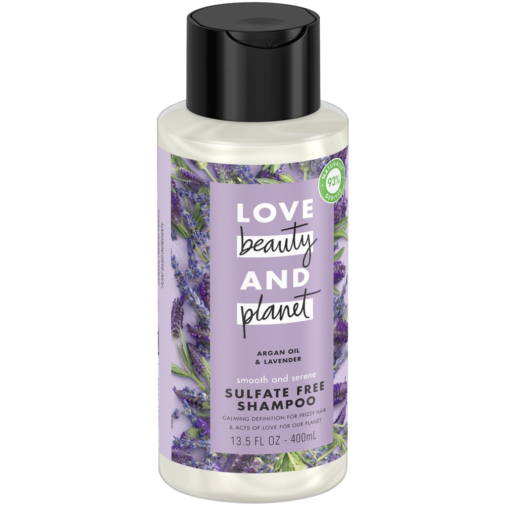 slide 2 of 4, Love Beauty and Planet Argan Oil & Lavender Smooth & Serene Shampoo - 13.5 fl oz, 13.5 fl oz