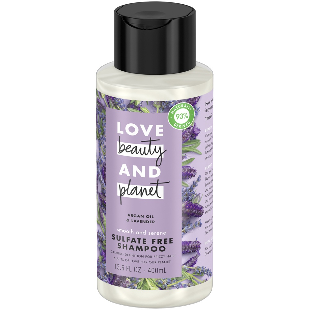 slide 3 of 4, Love Beauty and Planet Argan Oil & Lavender Smooth & Serene Shampoo - 13.5 fl oz, 13.5 fl oz
