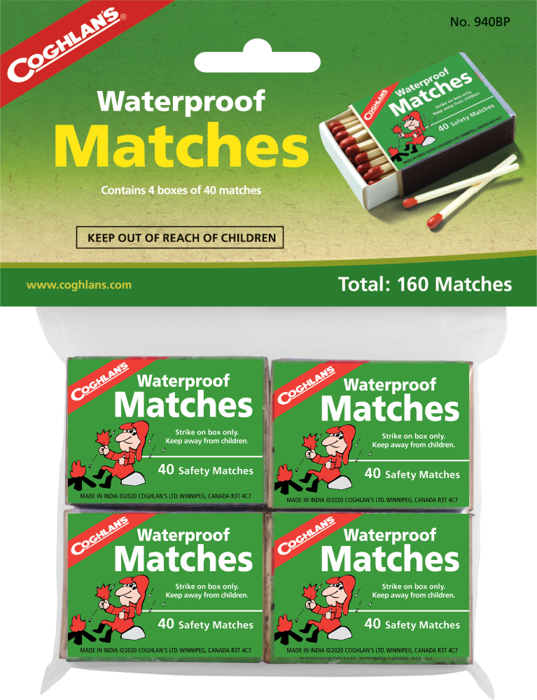 slide 2 of 2, Coghlan's Waterproof Matches, 160 ct
