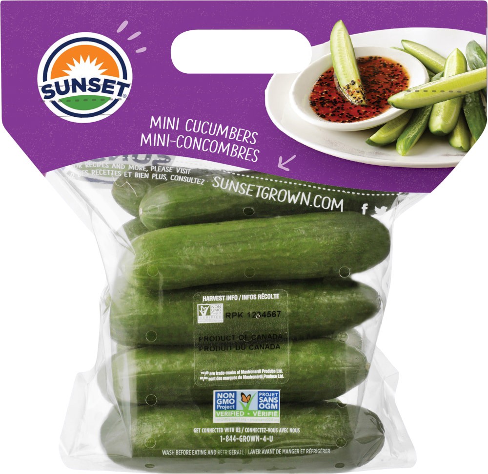 slide 2 of 2, Sunset Mini Cucumbers, 2 lb