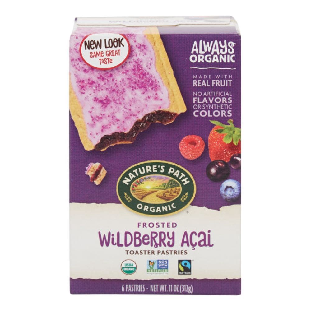 slide 2 of 2, Nature's Path Organic Wildberry Açai Frosted Toaster Pastries 11oz Box, 6 ct