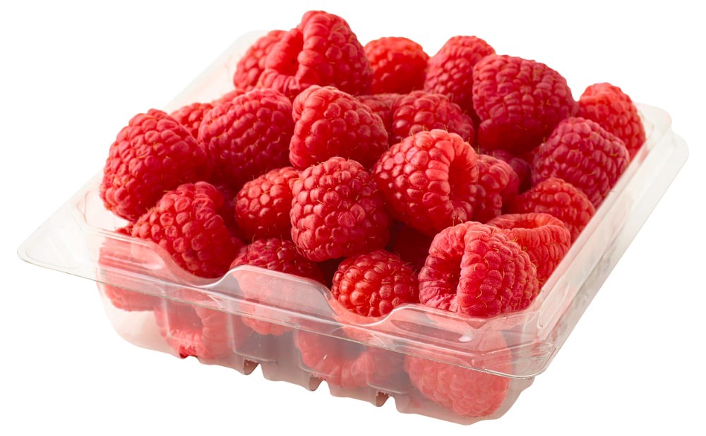 slide 2 of 2, Organic - Berries - Raspberries - Red, 6 oz