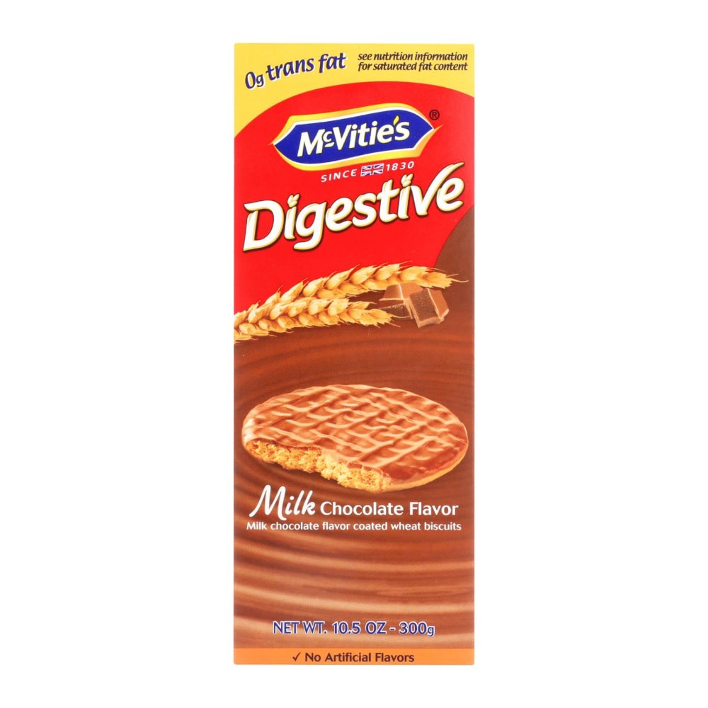 slide 1 of 4, McVitie's Digestives Milk Chocolate Flavor Coating Wheat Biscuits 10.5 oz, 10.5 oz