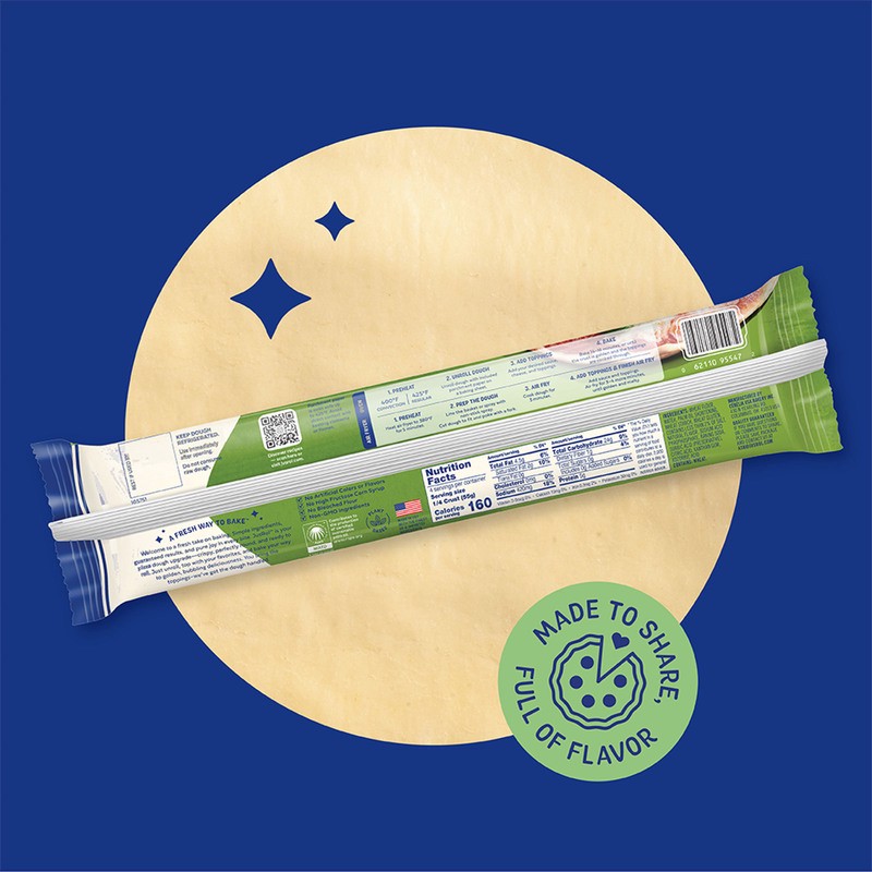 slide 4 of 4, Jus-Rol Round & Thin Pizza Crust Refrigerated Dough 7.8oz, 7.8 oz