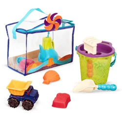 B.Ttoys B. Ready Beach Bag Lime Beach Playset