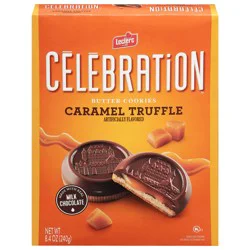 Leclerc Celebration Butter Cookies, Caramel Truffle 8.4 Oz