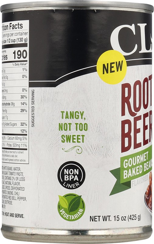 slide 5 of 5, Clark Gourmet Root Beer Baked Beans 15 oz, 15 oz