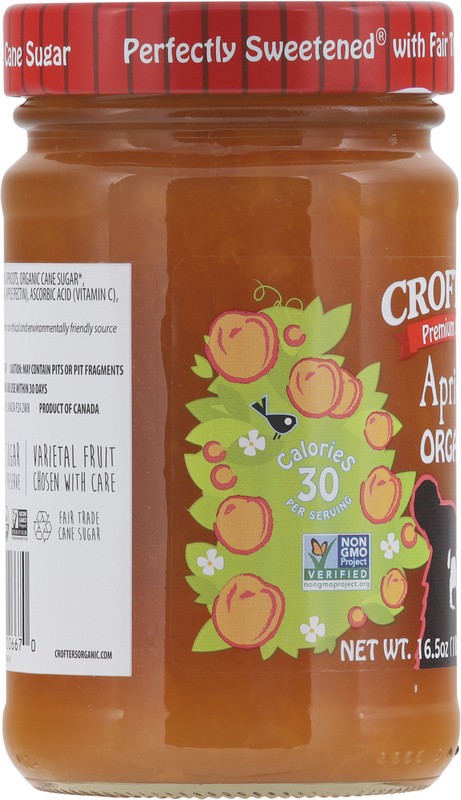 slide 4 of 5, Crofter's Premium Organic Apricot Spread 16.5 oz, 16.5 oz