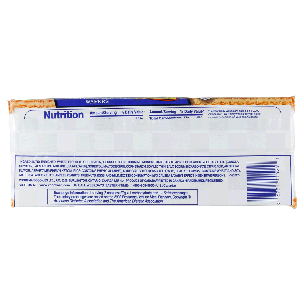 slide 3 of 4, VOORTMAN Bakery Zero Sugar Vanilla Wafers 9 oz, 9 oz