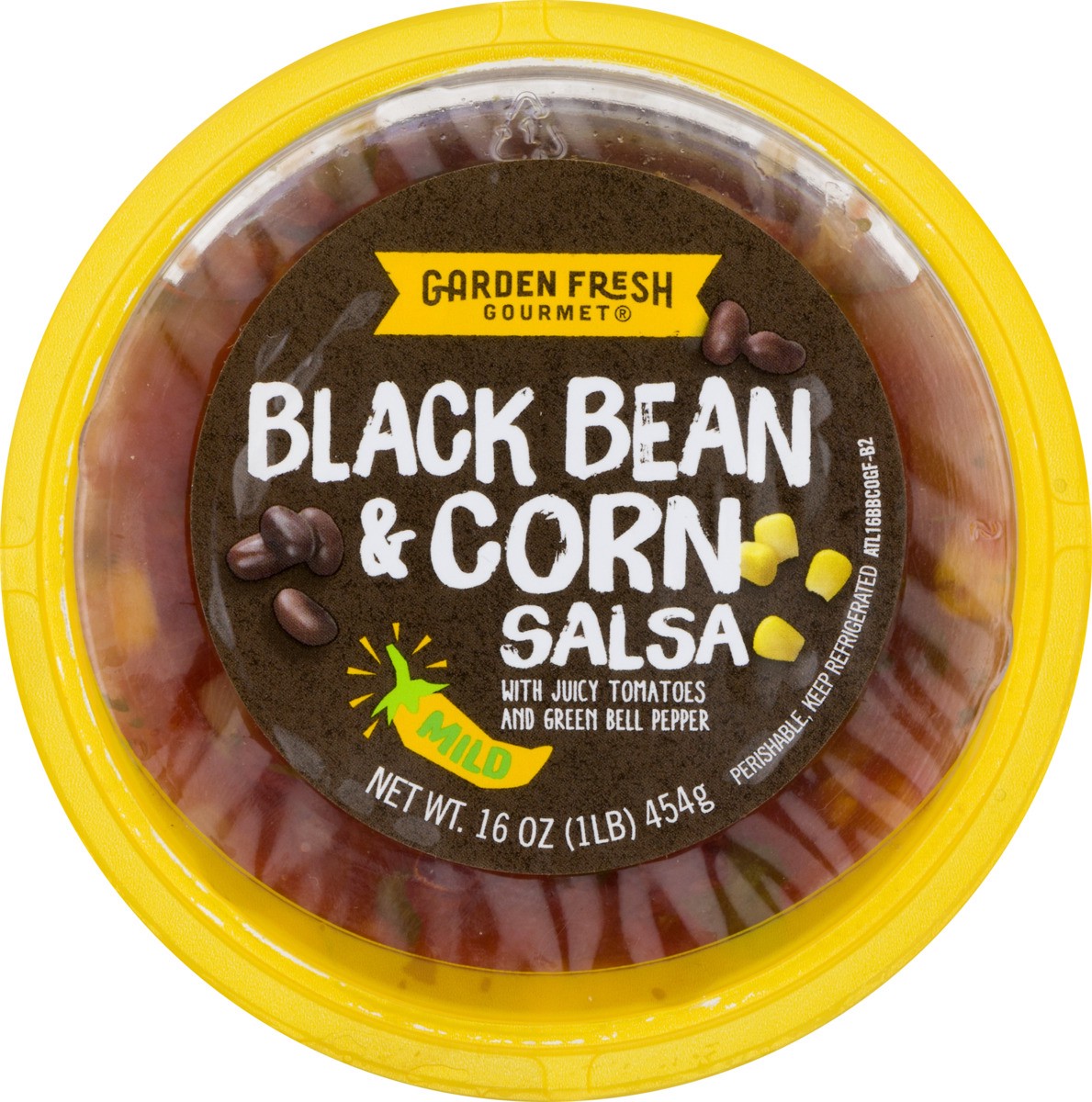slide 6 of 8, Garden Fresh Black Bean and Corn Salsa, 16 oz., 16 oz