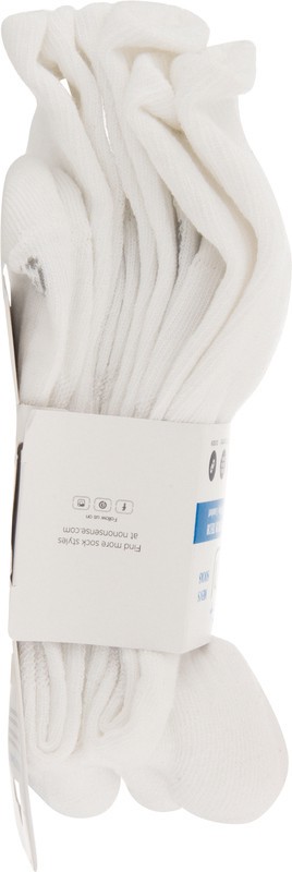 slide 4 of 4, Nn+ Mens Shoe Size 6-15 Premium Men White Socks 3 ea, 3 ct