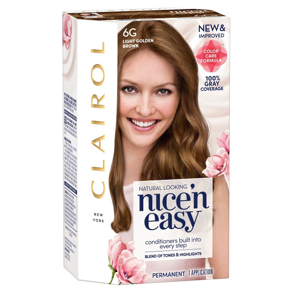 slide 4 of 7, Clairol Natural Looking Nice'N Easy Permanent 5Rb Medium Reddish Brown Color, 1 ct