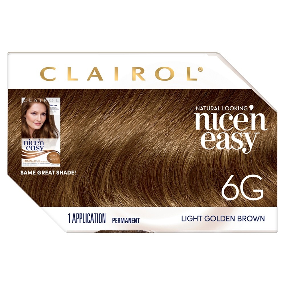 slide 2 of 7, Clairol Natural Looking Nice'N Easy Permanent 5Rb Medium Reddish Brown Color, 1 ct
