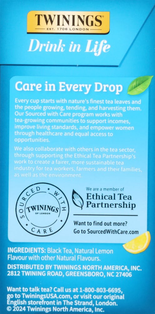slide 4 of 4, Twinings Lemon Black Iced Tea, 72 ct